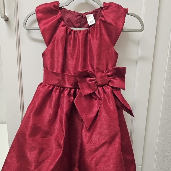 Girls Red Holiday Dress size 6 - Picture 1 of 3